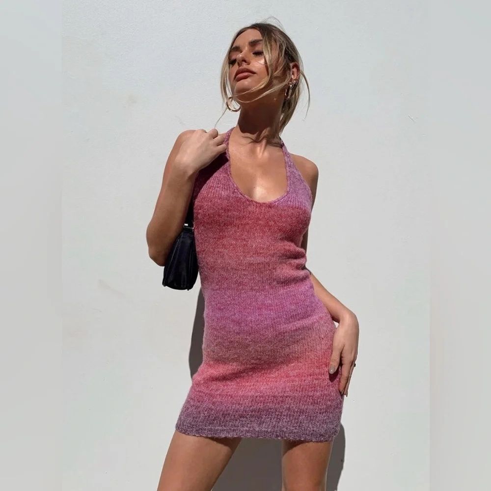 Princess Polly Pink Ombre Mini Dress